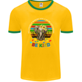 Be Kind Elephant Autism Autistic Mens Ringer T-Shirt FotL Gold/Green