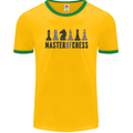 Master of Chess Mens Ringer T-Shirt FotL Gold/Green