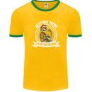 Autism Mom It's Not for the Weak Autistic Mens Ringer T-Shirt FotL Gold/Green