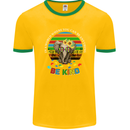 Be Kind Elephant Autism Autistic Mens Ringer T-Shirt FotL Gold/Green