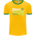 Ecology is Self-Love Climate Change Mens Ringer T-Shirt FotL Gold/Green