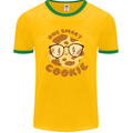 A Smart Cookie Funny Food Nerd Geek Science Mens Ringer T-Shirt FotL Gold/Green