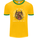 Dragons Rulers of the Earth Fantasy RPG Mens Ringer T-Shirt FotL Gold/Green