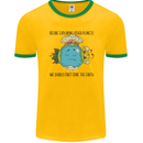 Save the Earth Climate Change Environment Mens Ringer T-Shirt FotL Gold/Green