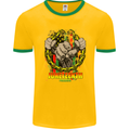 Juneteenth Black Lives Matter History Mens Ringer T-Shirt FotL Gold/Green