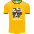 30 Year Old Banger Birthday 30th Year Old Mens Ringer T-Shirt FotL Gold/Green