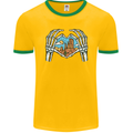 Love the Desert Safari Sand Cruising Mens Ringer T-Shirt FotL Gold/Green