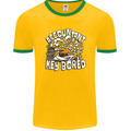 A Bored Accountant Mens Ringer T-Shirt FotL Gold/Green