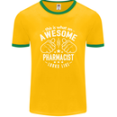 An Awesome Pharmacist Looks Like Mens Ringer T-Shirt FotL Gold/Green