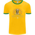 A Retriever Dog Mens Ringer T-Shirt FotL Gold/Green