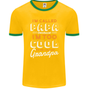 Grandparents Day I'm Called Papa Mens Ringer T-Shirt FotL Gold/Green