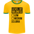 Levels of Wildness Libra Mens Ringer T-Shirt FotL Gold/Green