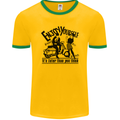 2Tone Enjoy Yourself 2 Tone SKA Music Mens Ringer T-Shirt FotL Gold/Green
