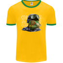 A Chameleon Soldier Mens Ringer T-Shirt FotL Gold/Green