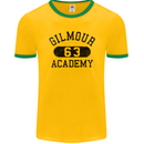 Dave Gilmour Academy 63 Mens Ringer T-Shirt FotL Gold/Green