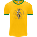 The Art of Muay Thai MMA Mixed Martial Arts Mens Ringer T-Shirt FotL Gold/Green