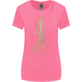 Green Guitar Tree Guitarist Acoustic Womens Wider Cut T-Shirt Azalea