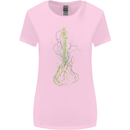 Green Guitar Tree Guitarist Acoustic Womens Wider Cut T-Shirt Light Pink