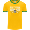 Drone Pilot Mens Ringer T-Shirt FotL Gold/Green