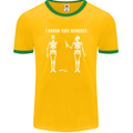 I Found This Humerus Funny Slogan Humorous Mens Ringer T-Shirt FotL Gold/Green