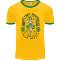 St Patricks Day Shake Your Shamrocks Mens Ringer T-Shirt FotL Gold/Green