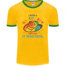 LGBT Gay Pride Cowboy Awareness Day Mens Ringer T-Shirt FotL Gold/Green