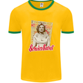 Service Secret Fashion Mens Ringer T-Shirt FotL Gold/Green