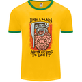 I Have a Brain and I'm Prepared to Use It Mens Ringer T-Shirt FotL Gold/Green