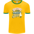 Ghosting Sport Funny Anti Valentines Day Mens Ringer T-Shirt FotL Gold/Green