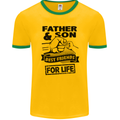 Father & Son Best Friends for Life Mens Ringer T-Shirt FotL Gold/Green