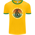 16 Year Wedding Anniversary 16th Marriage Mens Ringer T-Shirt FotL Gold/Green