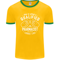 A Qualified Pharmacist Looks Like Mens Ringer T-Shirt FotL Gold/Green