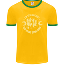 Mechanic Here Because You Broke Something Mens Ringer T-Shirt FotL Gold/Green