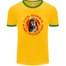 St Georges Day For Queen & Country England Mens Ringer T-Shirt FotL Gold/Green