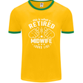 This Is What a Retired Midwife Looks Like Mens Ringer T-Shirt FotL Gold/Green