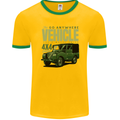 The Go Anywhere Vehicle 4X4 Off Roading Mens Ringer T-Shirt FotL Gold/Green