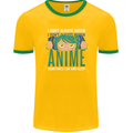 I Don't Always Watch Anime Funny Mens Ringer T-Shirt FotL Gold/Green