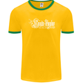 Knights Tempar St Georges Day Crusaders Mens Ringer T-Shirt FotL Gold/Green