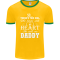 She Calls Me Daddy Funny Father's Day Mens Ringer T-Shirt FotL Gold/Green