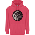 Grim Reaper Clock Skull Biker Gothic Demon Childrens Kids Hoodie Heliconia