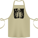 Grim Reaper Finger Flip Skull Biker Funny Cotton Apron 100% Organic Khaki
