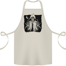 Grim Reaper Finger Flip Skull Biker Funny Cotton Apron 100% Organic Natural