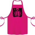 Grim Reaper Finger Flip Skull Biker Funny Cotton Apron 100% Organic Pink