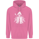 Grim Reaper Finger Flip Skull Biker Funny Mens 80% Cotton Hoodie Azelea