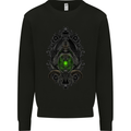 Grim Reaper Gothic Skull Heavy Metal Mens Sweatshirt Jumper Black