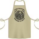 Grim Reaper Motorbike Motorcycle Biker Cotton Apron 100% Organic Khaki