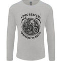 Grim Reaper Motorbike Motorcycle Biker Mens Long Sleeve T-Shirt Sports Grey