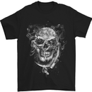 Grim Reaper Skull Death Biker Motorcycle Mens T-Shirt Cotton Gildan Black