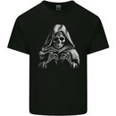 Grim Reaper Skull Kids T-Shirt Childrens Black