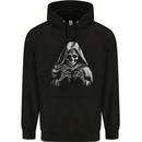 Grim Reaper Skull Mens 80% Cotton Hoodie Black